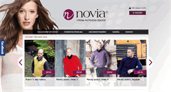 Desktop Screenshot of noviafashion.cz